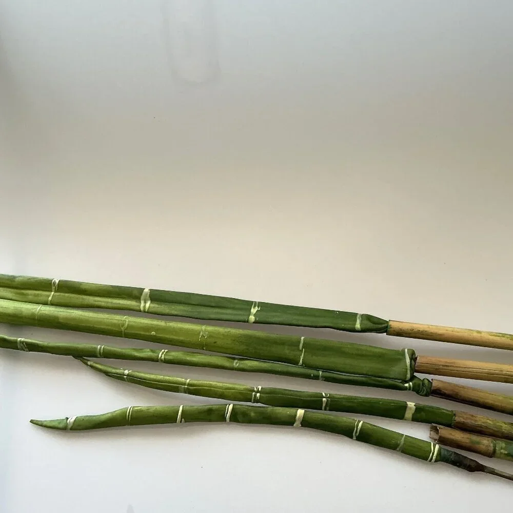 BAMBOO WITH DETACABLE POLES TALL CRAFT DIY BUNDLE ARTIFICAL (FLAWS)